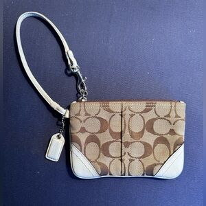Coach Signature Wristlet